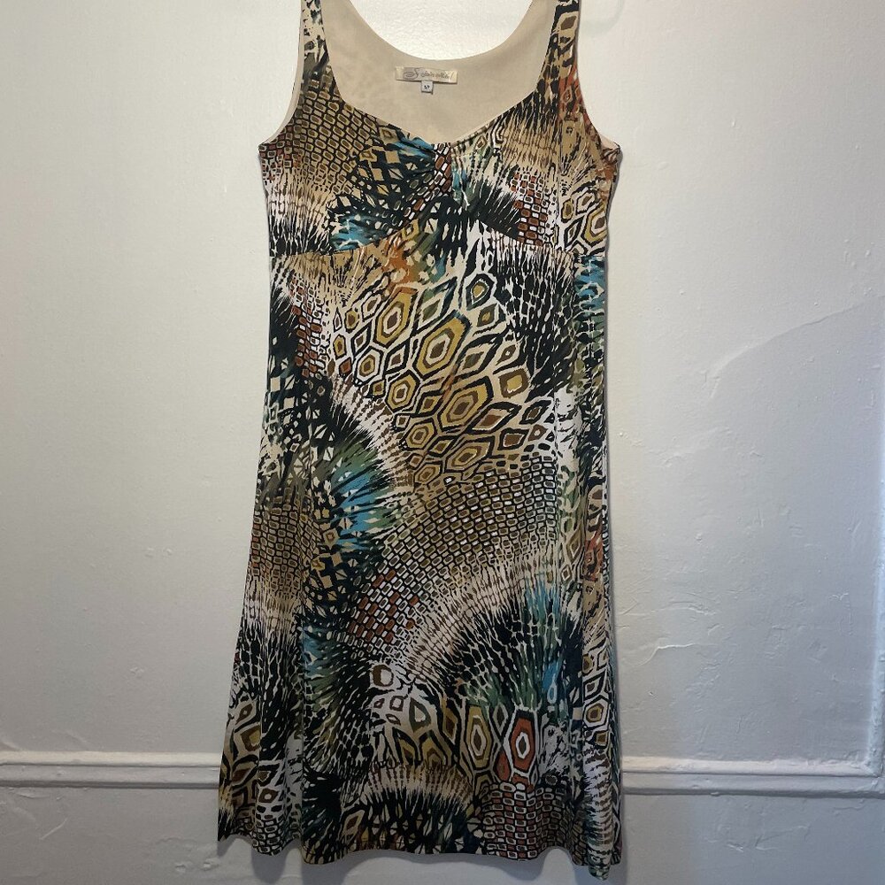 Studio Mode animal print midi dress